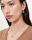 Vida Heart Beaded Hoop Earrings