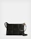 Mila Quilted Leather Pouch Crossbody Bag