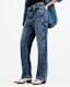 Mia Carpenter Wide Leg Denim Jeans
