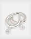Erin Coin Sterling Silver Hoop Earrings