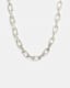 Celeste Chunky Silver Tone Necklace