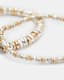Hadley Two Tone Beaded Bracelet Set