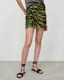 Gloria Ramona Snake Print Mini Skirt