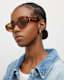 Calypso Bevelled Cat Eye Sunglasses