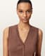 Cruz Ribbed Knitted Waistcoat
