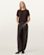 Jett Wide Leg Leather Trousers