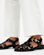 Nelly Studded Leather Sandals