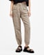 Val Linen Blend Cargo Trousers