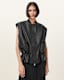 Sofi Relaxed Fit Leather Gilet