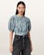 Peony Lace Trim Cropped Top