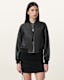 Orten Leather Bomber Jacket
