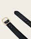 Tina Hex Leather Belt