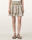 Kali Cotton Striped Mini Skirt