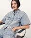 Tove Embellished Oversized Denim Shirt