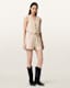 Arla Lea Leather Waistcoat