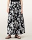 Levy Floral Midi Skirt