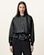 Sofi Drawstring Leather Bomber Jacket