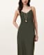 Bryony V-Neck Midi Slip Dress