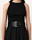 Leo Leather Wide Belt