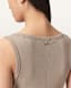 Katarina Boat Neck Slim Fit Tank Top