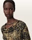 Hallie Cowl Neck Slim Fit Top