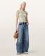 Ellie Mesh Floral Print Slim T-Shirt