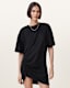 Naenia Drawcord Mini T-Shirt Dress