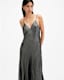Lili Metallic Panelled Maxi Dress