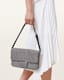 Ondine Croc-Effect Nubuck Shoulder Bag