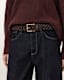 Ila Leather Woven Belt