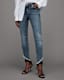 Dax Asymmetric Hem Skinny Denim Jeans