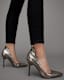 Robin Shiny Leather Heeled Court Shoes