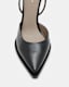 Lily Leather Slingback Heels