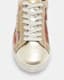 Sheer Bolt Leather Trainers