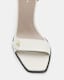 Betty Square Toe Leather Heeled Sandals