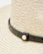 Lara Studded Straw Fedora