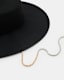 Mila Chain Strap Wool Bolero Hat