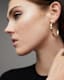 Brea Large Gold-Tone Hoop Earrings