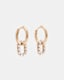 Vida Pearl Gold-Tone Hoop Earrings