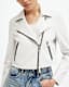 Dalby Slim Fit Leather Biker Jacket