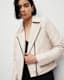 Vela Leather Biker Jacket