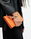 Yua Leather Removable Chain Clutch Bag