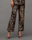 Jemi Leopard Print Relaxed Fit Trousers