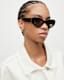 Calypso Bevelled Cat Eye Sunglasses