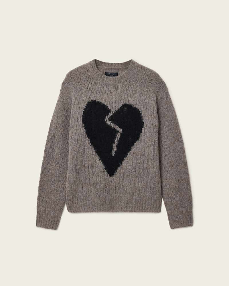 Luv Heart Oversized Knitted Jumper