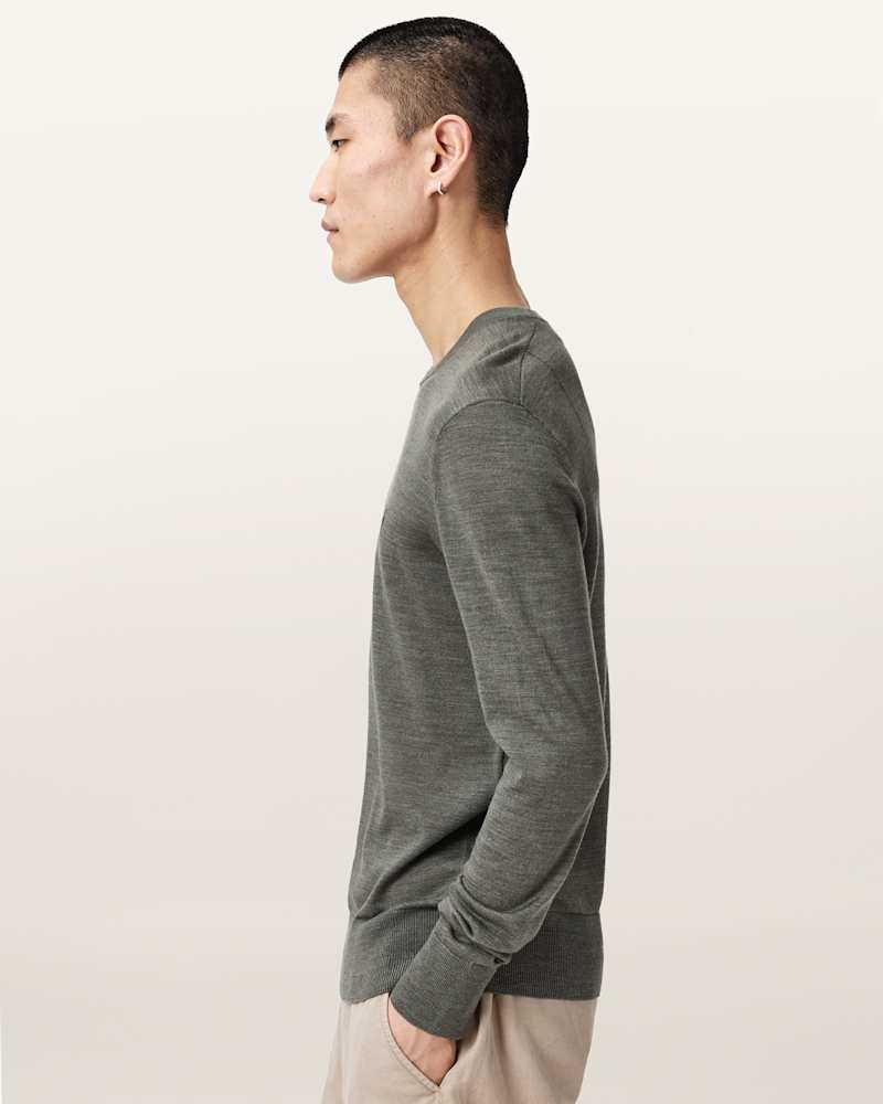 Mode Merino Crew Neck Ramskull Jumper