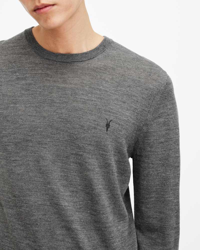 Mode Merino Crew Neck Ramskull Jumper