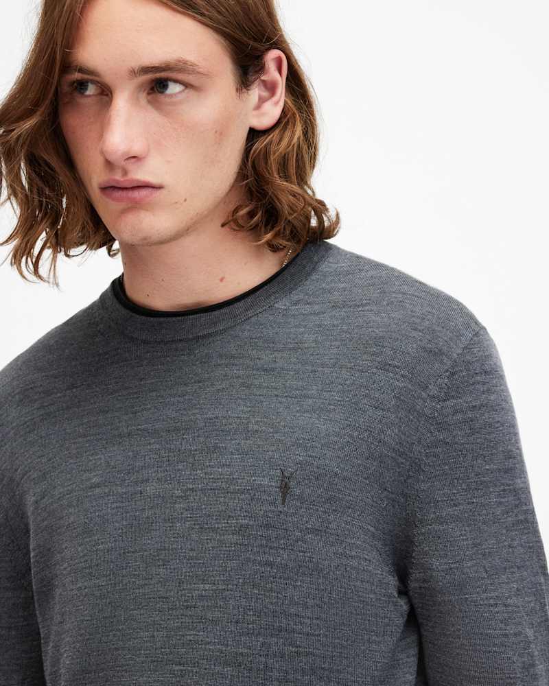 Mode Merino Crew Neck Ramskull Jumper