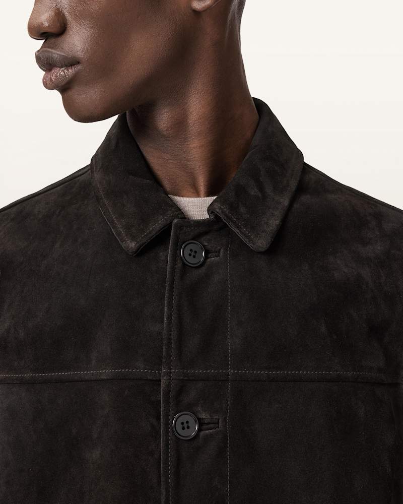 Nates Suede Slim Fit Jacket