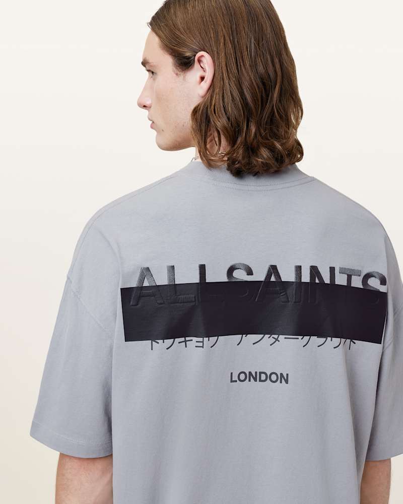 Redact Oversized Embroidered Logo T-Shirt